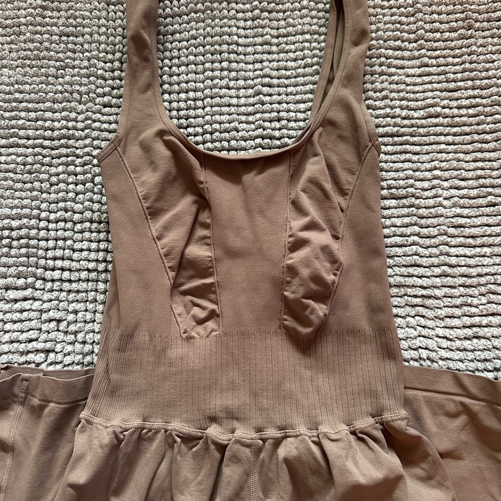 Reposh Free People Movement Brown Athletic Romper Flare